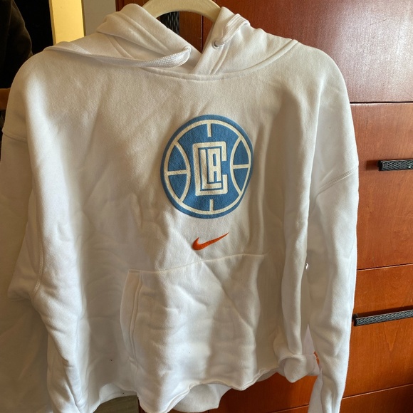 Cropped Los Angeles Clippers Nike Hoodie - Picture 1 of 2